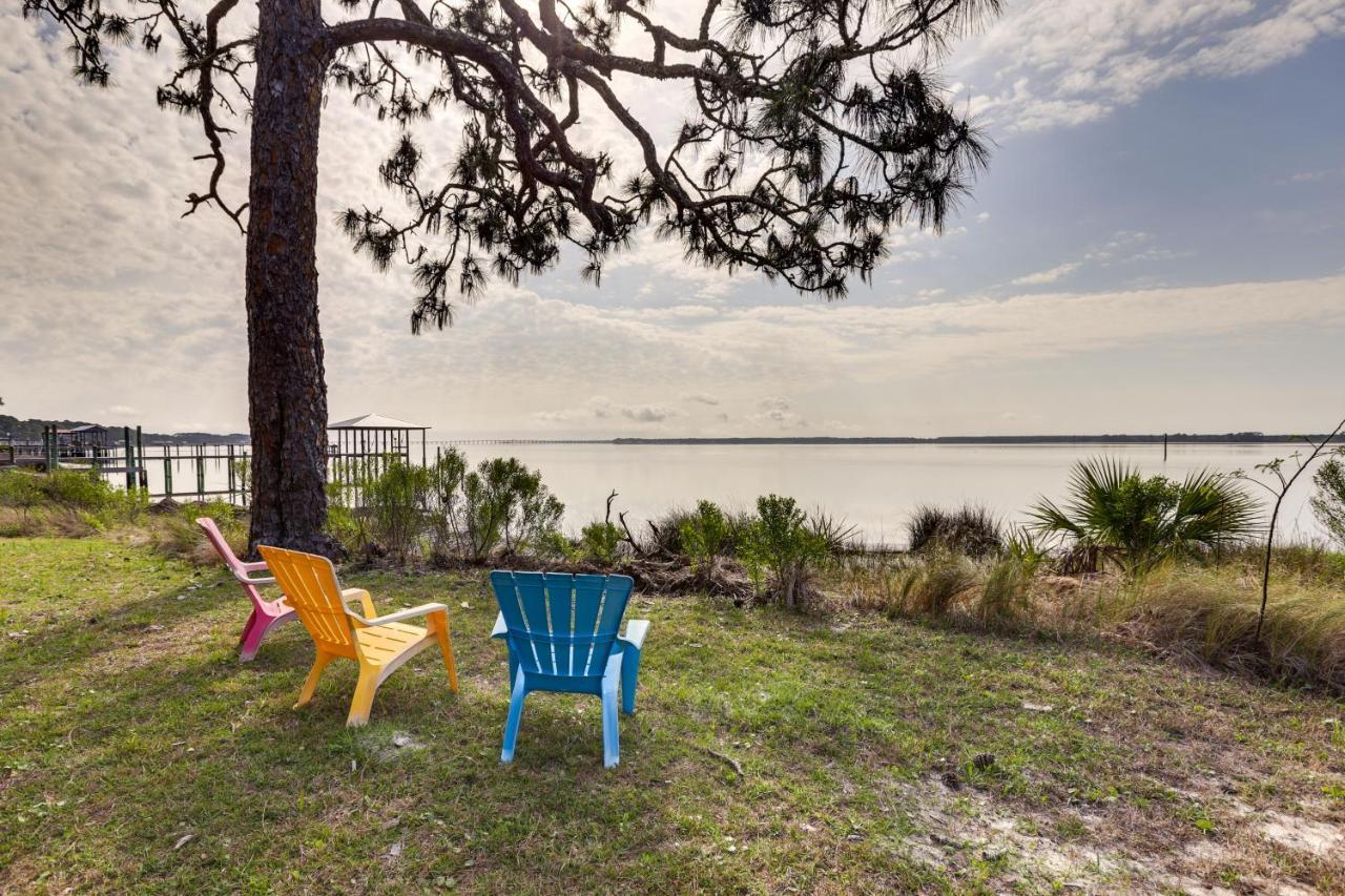 Waterfront Ochlockonee Bay Cottage With Views! Panacea Luaran gambar