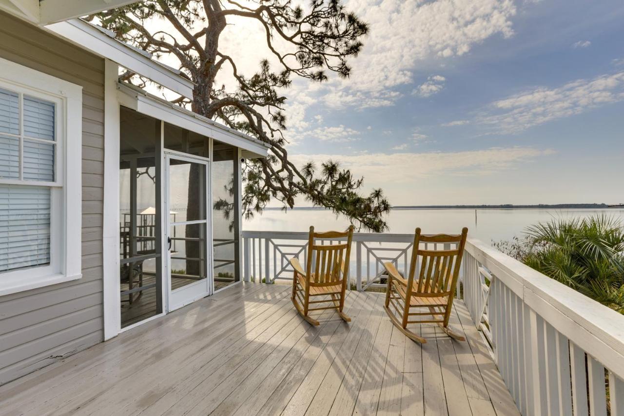 Waterfront Ochlockonee Bay Cottage With Views! Panacea Luaran gambar