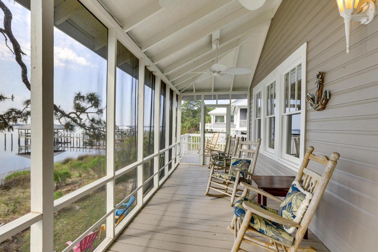 Waterfront Ochlockonee Bay Cottage With Views! Panacea Luaran gambar