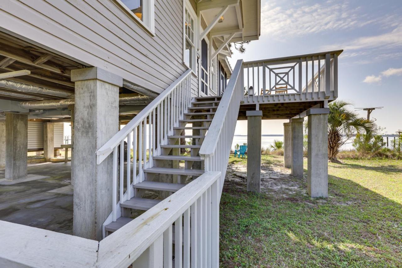 Waterfront Ochlockonee Bay Cottage With Views! Panacea Luaran gambar